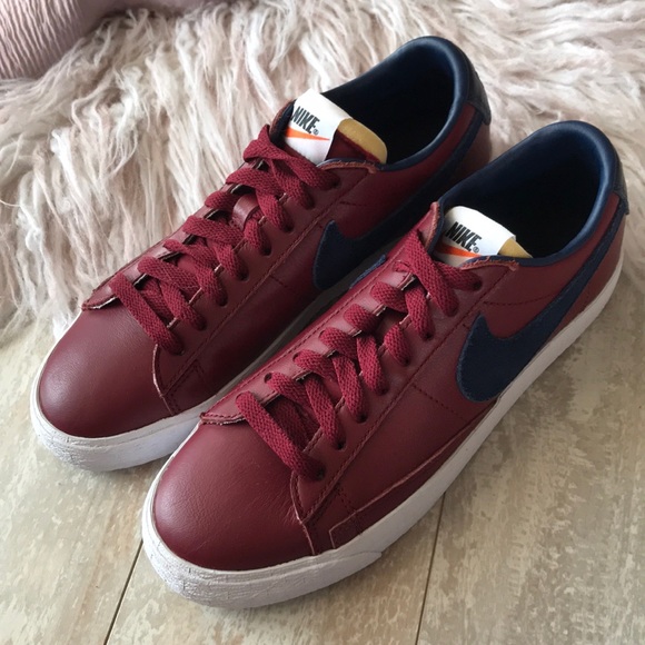 NWT Nike ID blazer maroon leather custom - Picture 7 of 7